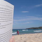 Reading on Maroubra Beach